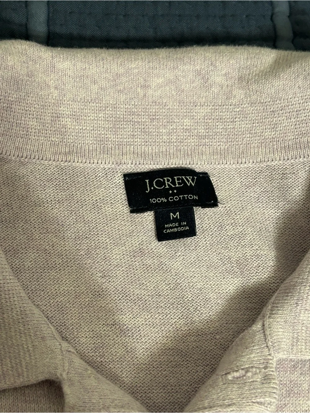 Men's Cream Polo Shirt - Classic Short Sleeve Knit